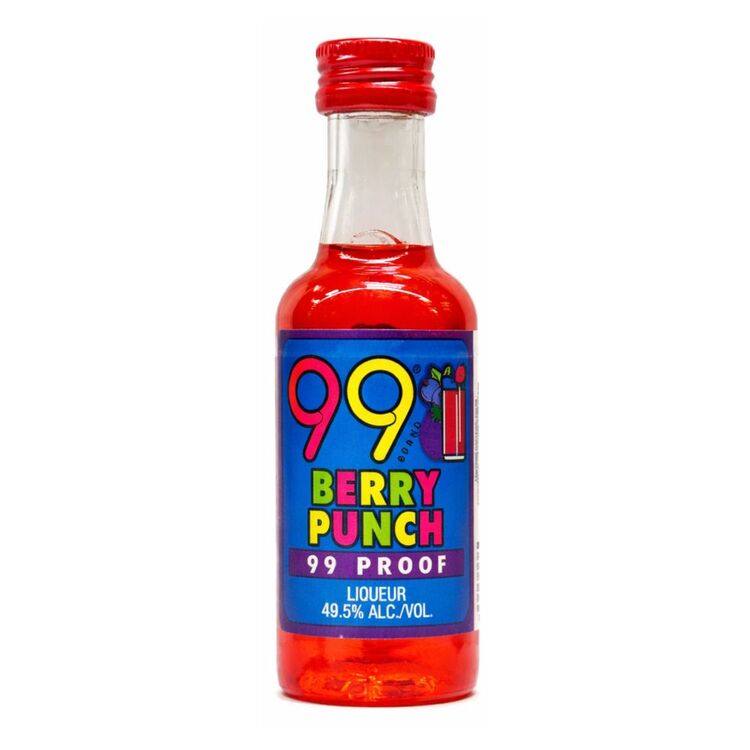 99 Brand Berry Fruit Liqueur Punch 99 - 50ML - Front