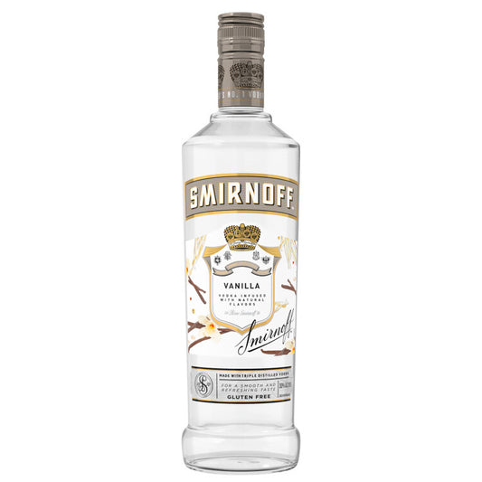 Smirnoff Vodka Vanilla Flavored 60 - 750ML - Front