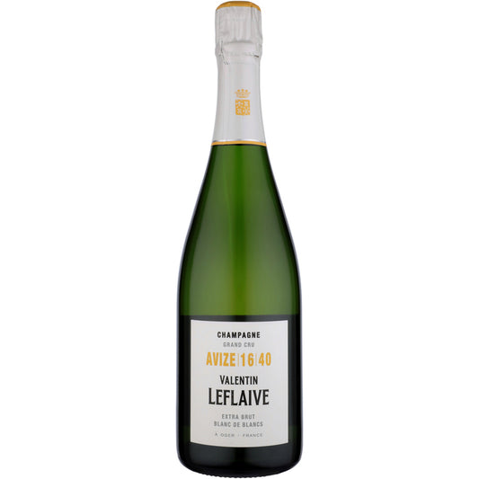 Valentin Leflaive Champagne Extra Brut Blanc De Blancs Avize 16 40 Gra - 750ML - Front