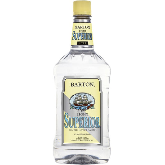 Barton Light Rum 80 - 1.75L - Front