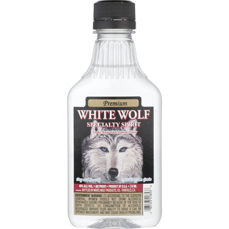 White Wolf Vodka 80 - 200ML - Front