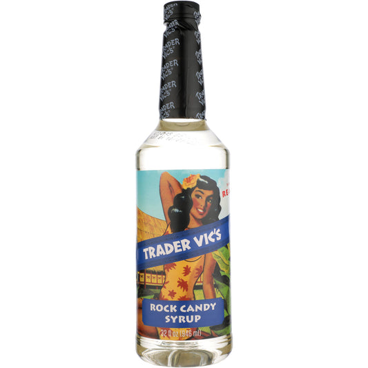 Trader Vic's Rock Candy Syrup - 32 Z - Front