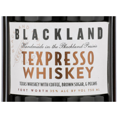 Blackland Texpresso Flavored Whiskey 70 - 750ML - Front Label