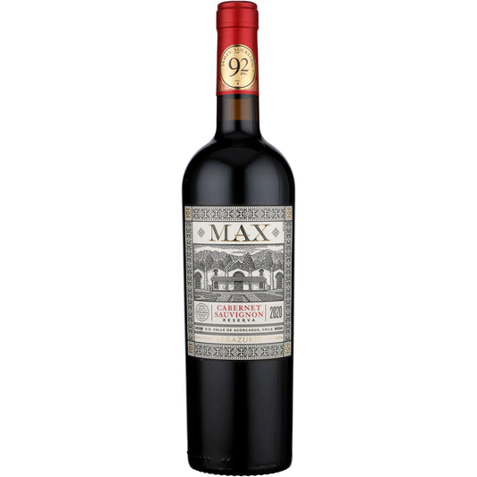 Errazuriz Cabernet Sauvignon Max Reserva Aconcagua Valley 2020 - 750ML