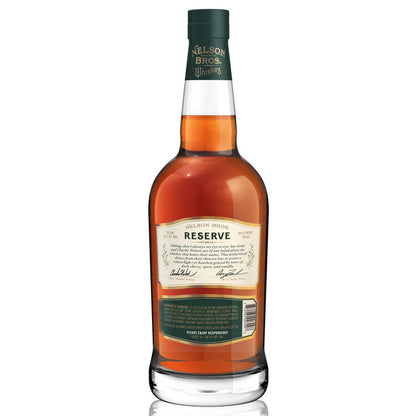 Nelson Bros Blended Bourbon Reserve 107.8 - 750ML - Back