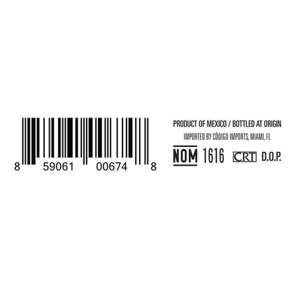 Codigo 1530 Tequila Anejo 80 - 50ML - Back Label