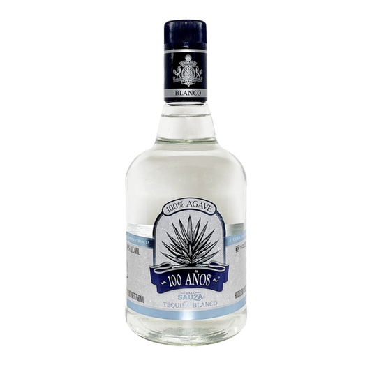 100 Anos Tequila Blanco Made With Blue Agave 80 - 750ML - Front