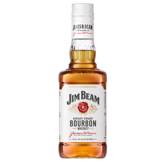 Jim Beam Straight Bourbon White Label 80 - 375ML - Front