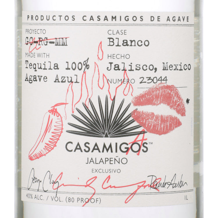Casamigos Casamigas Tequila Blanco Jalapeno Flavored 80 - 1.0L - Front Label