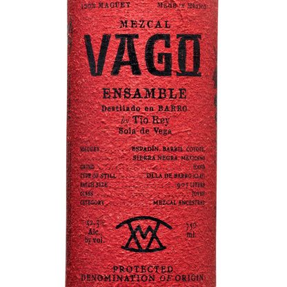 Vago Mezcal Ensamble By Emigdio Jarquin - 750ML - Front Label