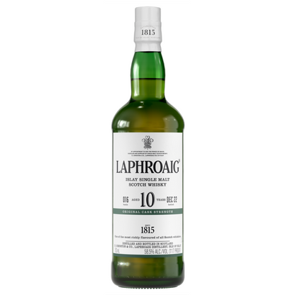 Laphroaig Single Malt Scotch Original Cask Strength Batch 016 10 Yr 11 - 750ML