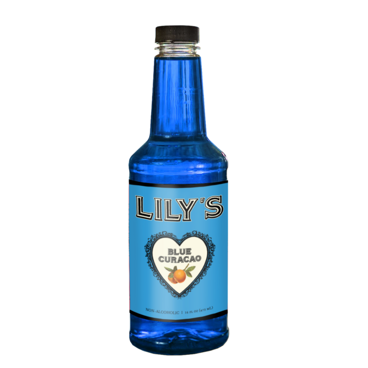 Lilys Blue Curacao Flavored Syrup - 32 Z - Front