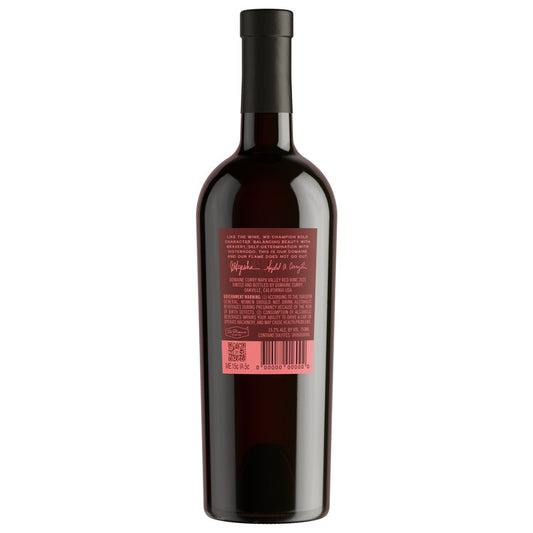Domaine Curry Red Wine Founders Blend Napa Valley 2021 - 750ML - Back