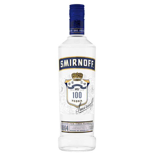 Smirnoff Vodka 100 - 750ML - Front