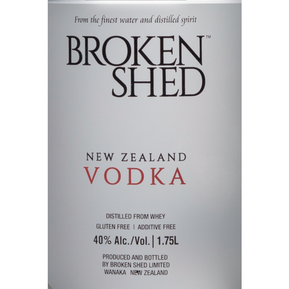 Broken Shed Vodka 80 - 1.75L - Front Label