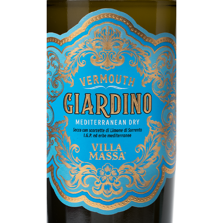 Villa Massa Vermouth Giardino Mediterranean Dry - 750ML - Front Label