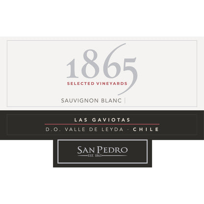 1865 Sauvignon Blanc Selected Vineyard Las Gaviotas Leyda Valley 2022 - 750ML - Front Label