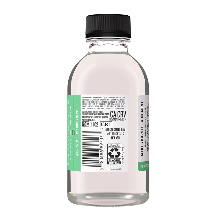 Otr-On The Rocks The Margarita Crafted With Hornitos Tequila 40 - 200ML - Back