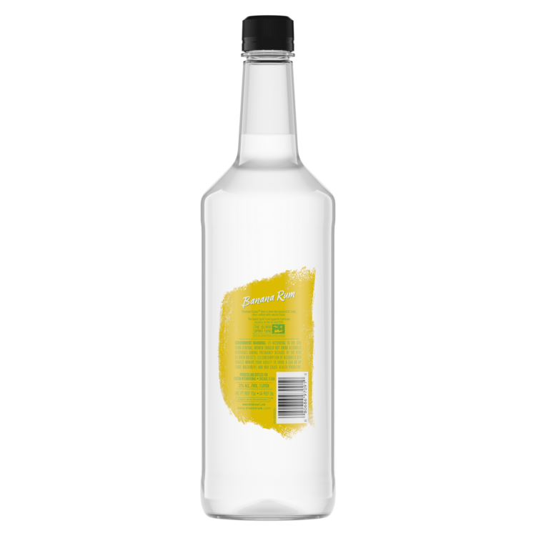 Cruzan Banana Flavored Rum 42 - 1.0L - Back
