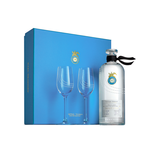 Casa Dragones Tequila Joven 80 W/ 2 Glasses - 750ML