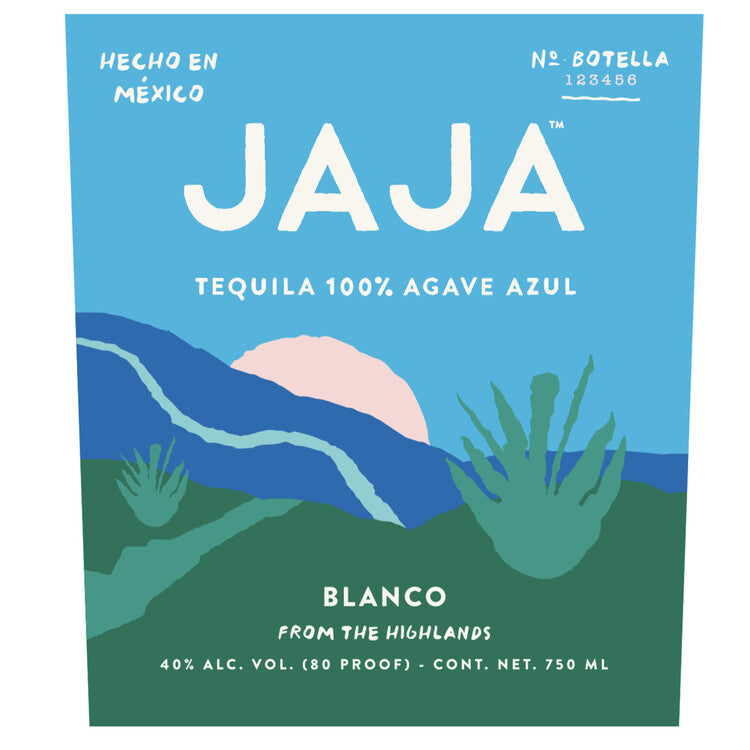 Jaja Tequila Blanco 80 - 375ML - Front Label