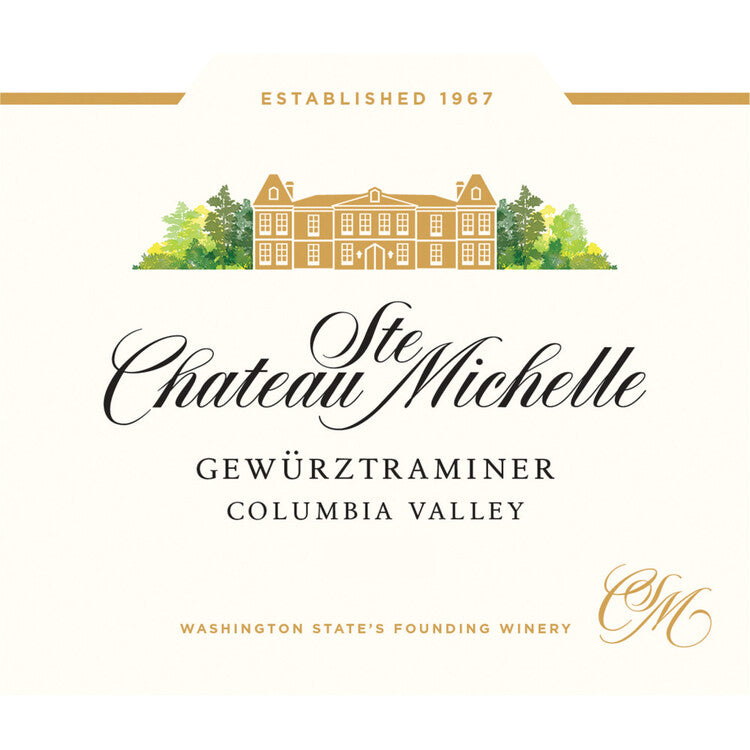 Chateau Ste. Michelle Gewurztraminer Columbia Valley - 750ML - Front Label