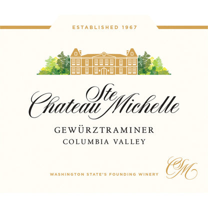 Chateau Ste. Michelle Gewurztraminer Columbia Valley - 750ML - Front Label