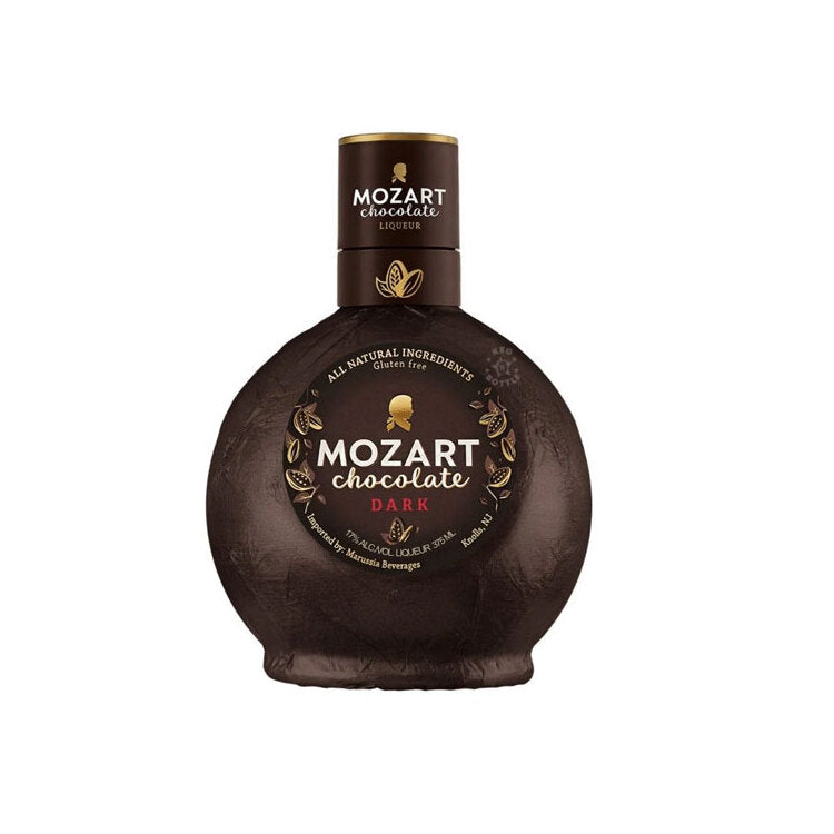 Mozart Dark Chocolate Liqueur 34 - 375ML - Front