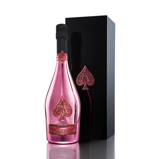 Armand De Brignac Champagne Brut Rose W/ Wooden Gift Box - 750ML - Front