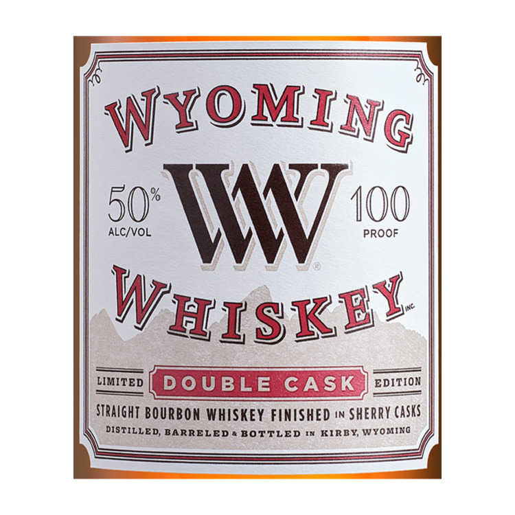 Wyoming Whiskey Straight Bourbon Double Cask Limited Edition 100 - 750ML - Front Label