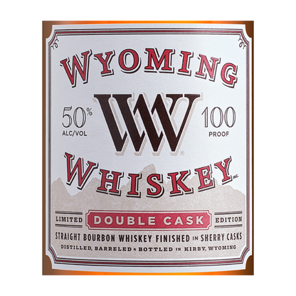 Wyoming Whiskey Straight Bourbon Double Cask Limited Edition 100 - 750ML - Front Label