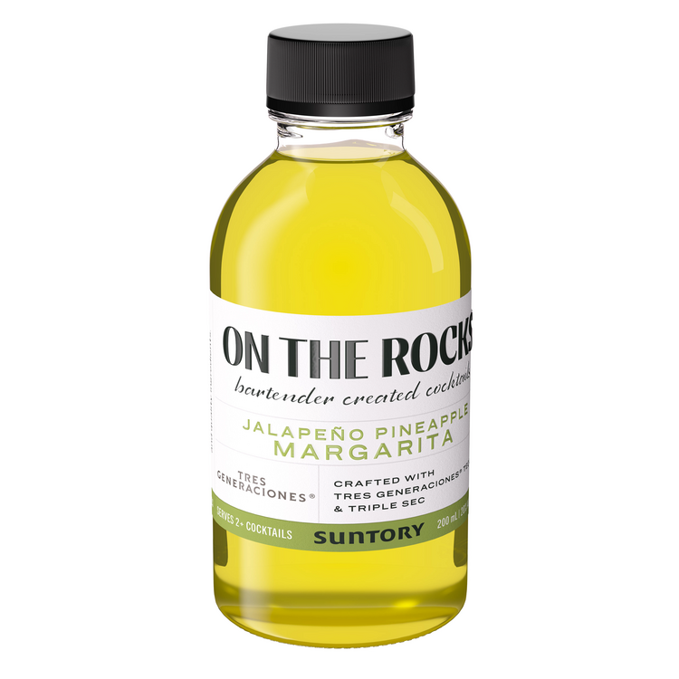 Otr-On The Rocks The Jalapeno Pineapple Margarita Tres Generaciones 40 - 200ML - Front Label