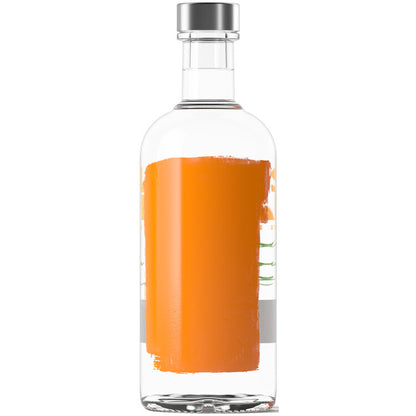 Absolut Orange Flavored Vodka Mandrin 80 - 375ML - Back