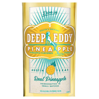 Deep Eddy Pineapple Flavored Vodka 70 - 750ML - Front Label