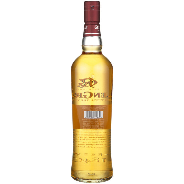 Glen Grant Single Malt Scotch 15 Yr 100 - 750ML - Back
