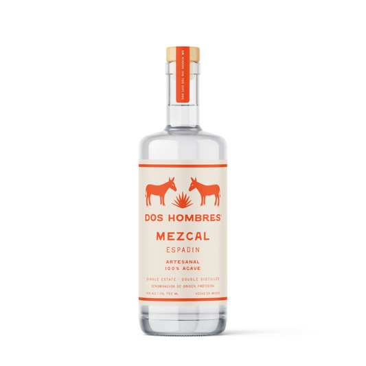 Dos Hombres Mezcal Artesanal Joven Espadin 84 - 750ML - Front