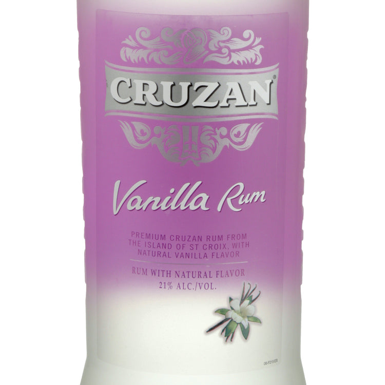Cruzan Vanilla Flavored Rum 42 - 750ML - Front Label