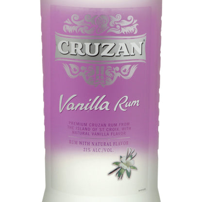 Cruzan Vanilla Flavored Rum 42 - 750ML - Front Label