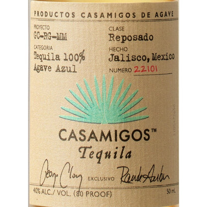 Casamigos Tequila Reposado 80 - 50ML - Front Label
