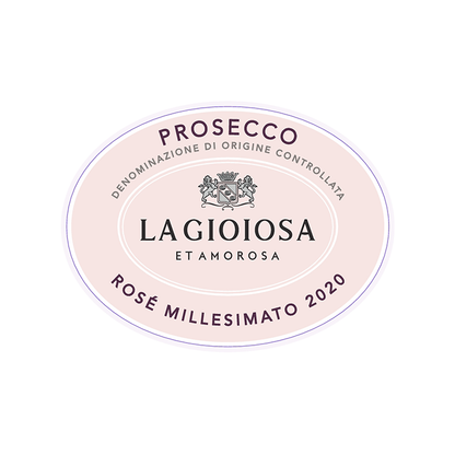 La Gioiosa Prosecco Brut Rose Millesimato - 750ML - Front Label