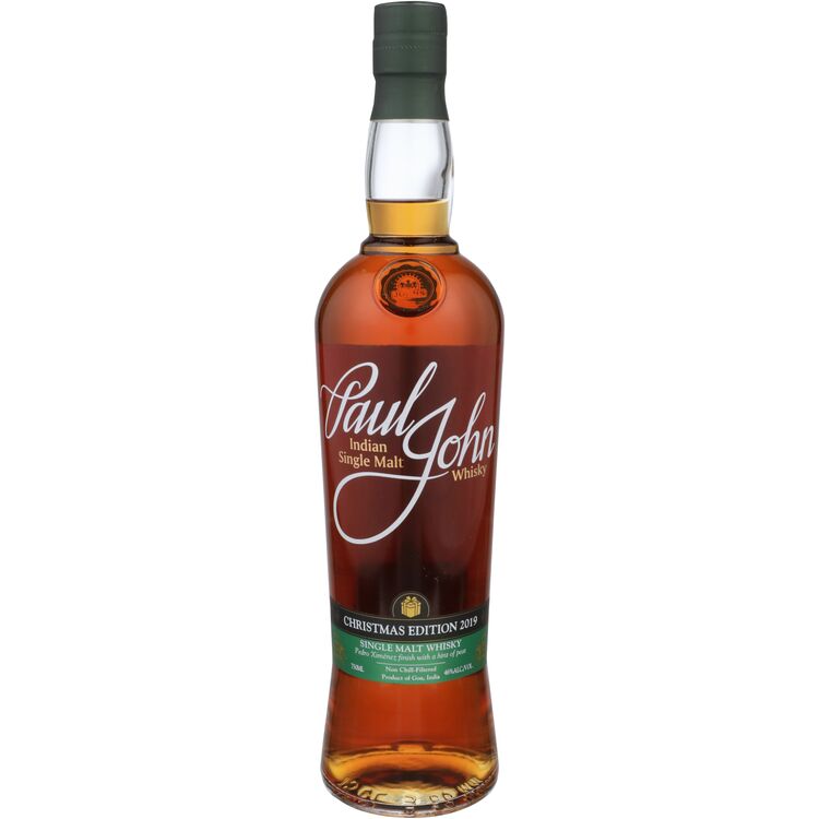 Paul John Single Malt Whisky Christmas Edition 2021 92 - 750ML - Front