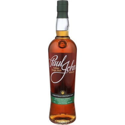 Paul John Single Malt Whisky Christmas Edition 2021 92 - 750ML - Front
