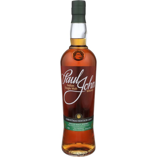 Paul John Single Malt Whisky Christmas Edition 2021 92 - 750ML - Front