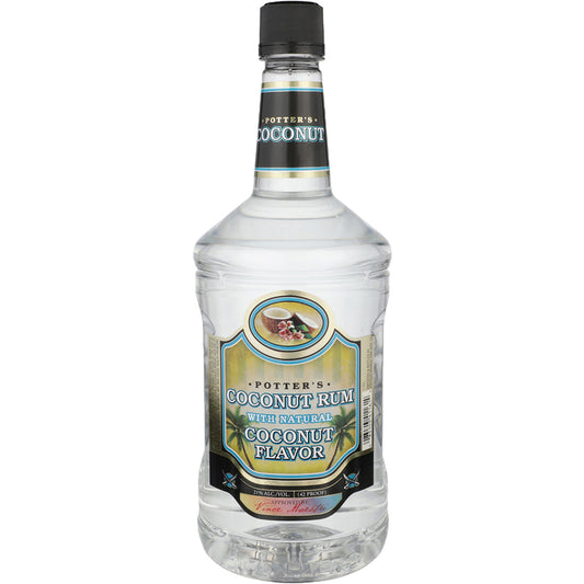 Potter's Coconut Flavored Rum 42 - 1.75L - Front