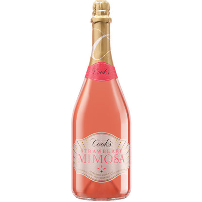 Cook's Sparkling Strawberry Mimosa Wine Based Cocktail - 750ML - Front