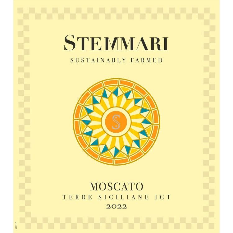 Stemmari Moscato Terre Siciliane - 750ML - Front Label