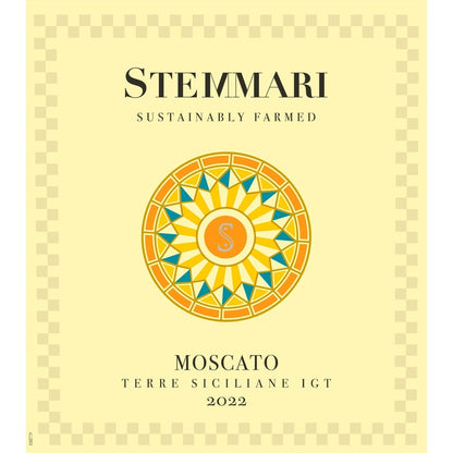 Stemmari Moscato Terre Siciliane - 750ML - Front Label