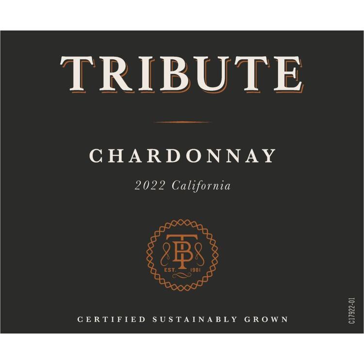 Tribute Chardonnay Monterey County - 750ML - Front Label