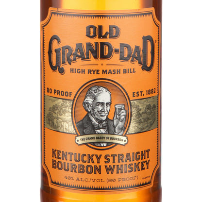 Old Grand-Dad Straight Bourbon 80 - 1.0L - Front Label