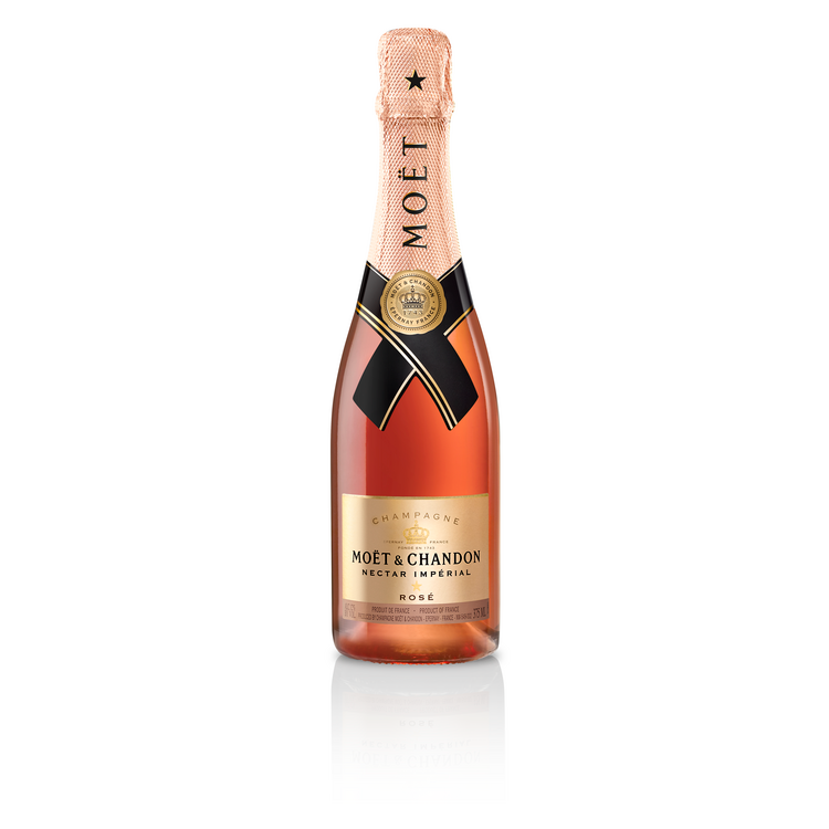 Moet & Chandon Champagne Nectar Imperial Rose - 375ML - Front